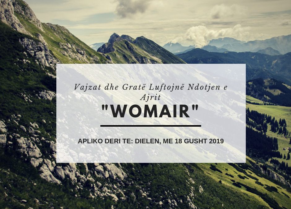 “WOMAIR” – Thirrje për aplikim
