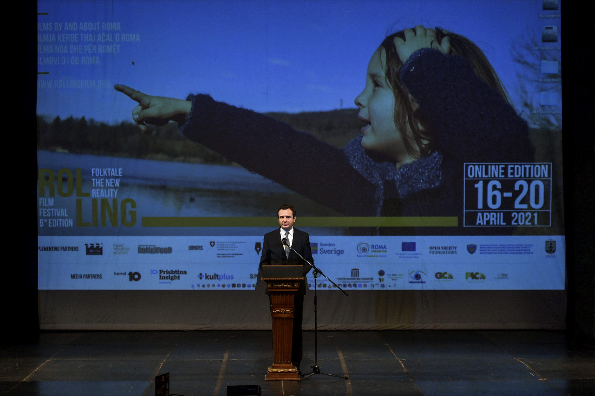 Albin Kurti-Rolling Film Festival