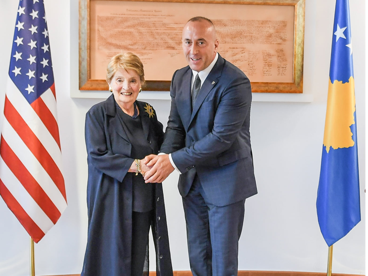 Ramush Haradinaj-Madeline Albright-
