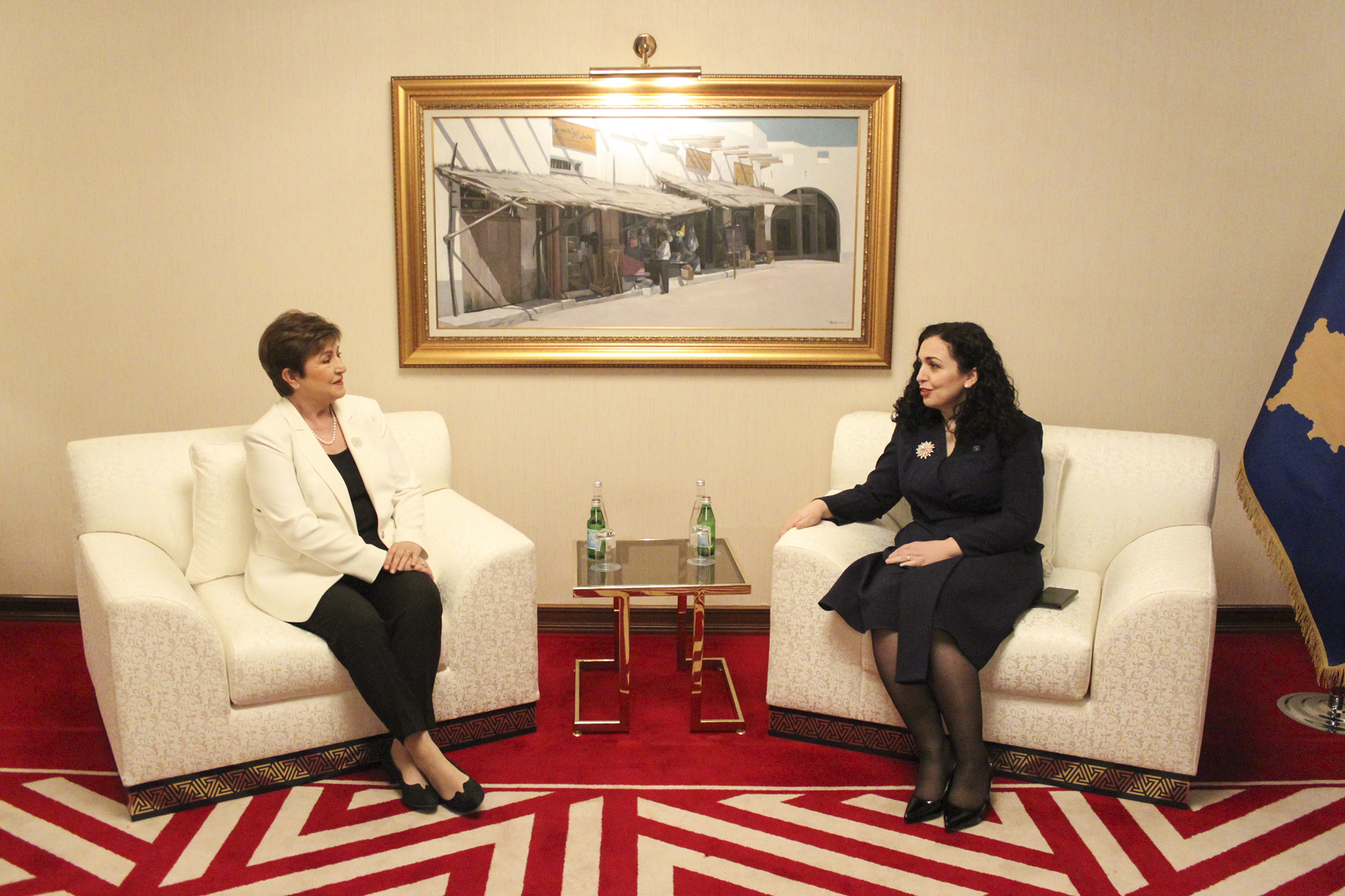 Vjosa Osmani-Kristalina Georgieva