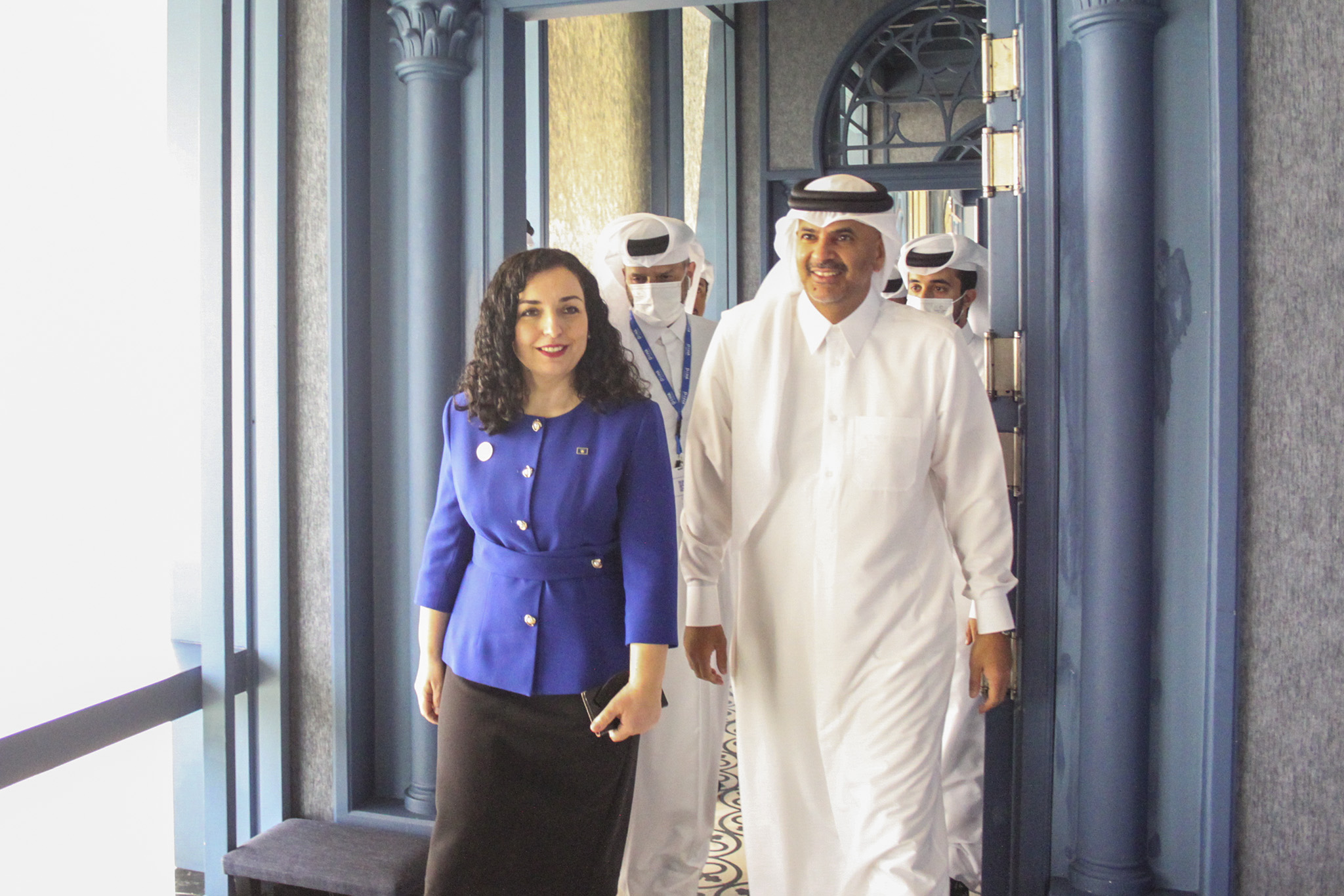 Vjosa Osmani ka takuar Kryeministrin e Katarit, Sheikh Khalid bin Khalifa bin Abdulaziz Al Thani_2