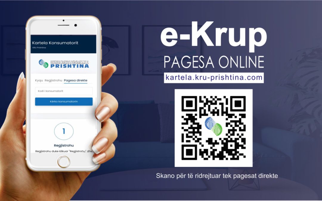 KRU Prishtina: Pagesat e ujit mund të realizohen përmes platformës “Pagesa Direkte”