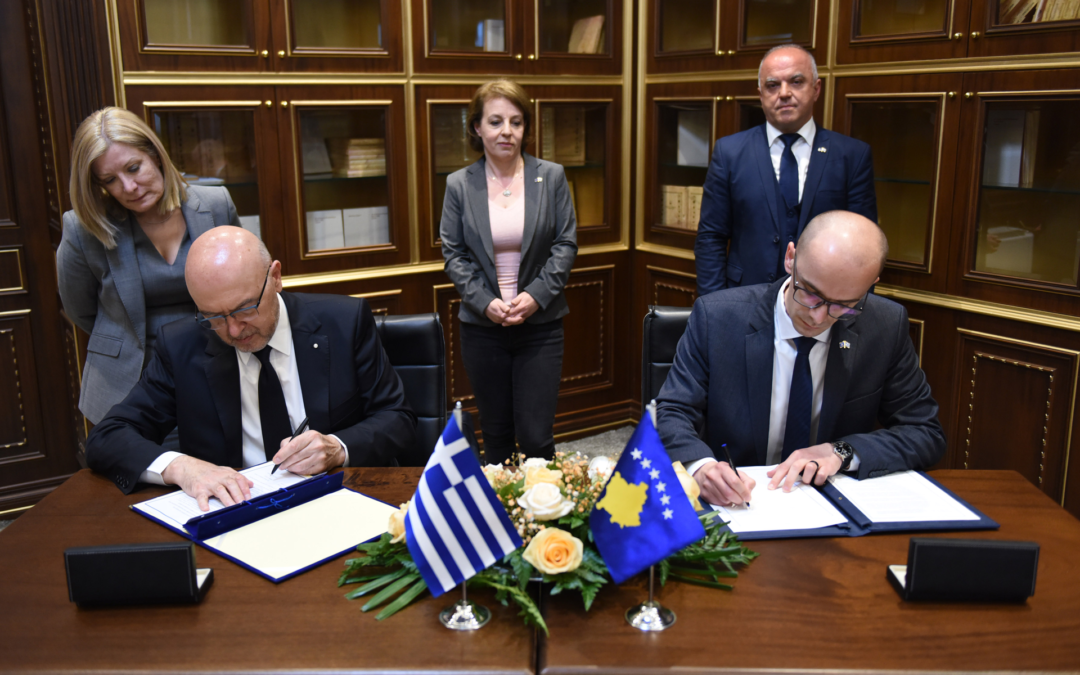 MPJD: Kosova dhe Greqia nënshkruajnë dokument bashkëpunimi në fusha të ndryshme