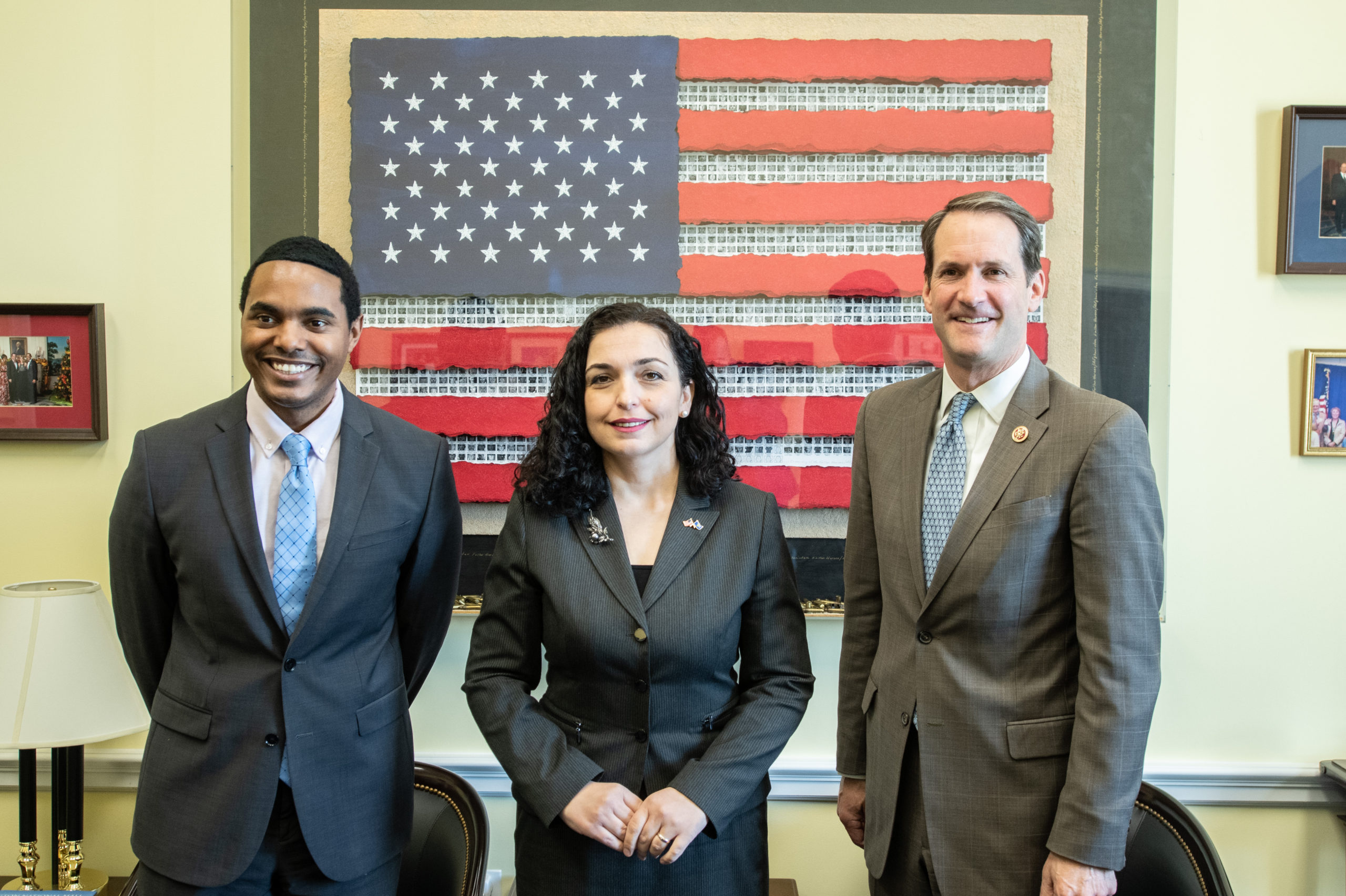 Vjosa Osmani-Ritchie Torres dhe Jim Himes