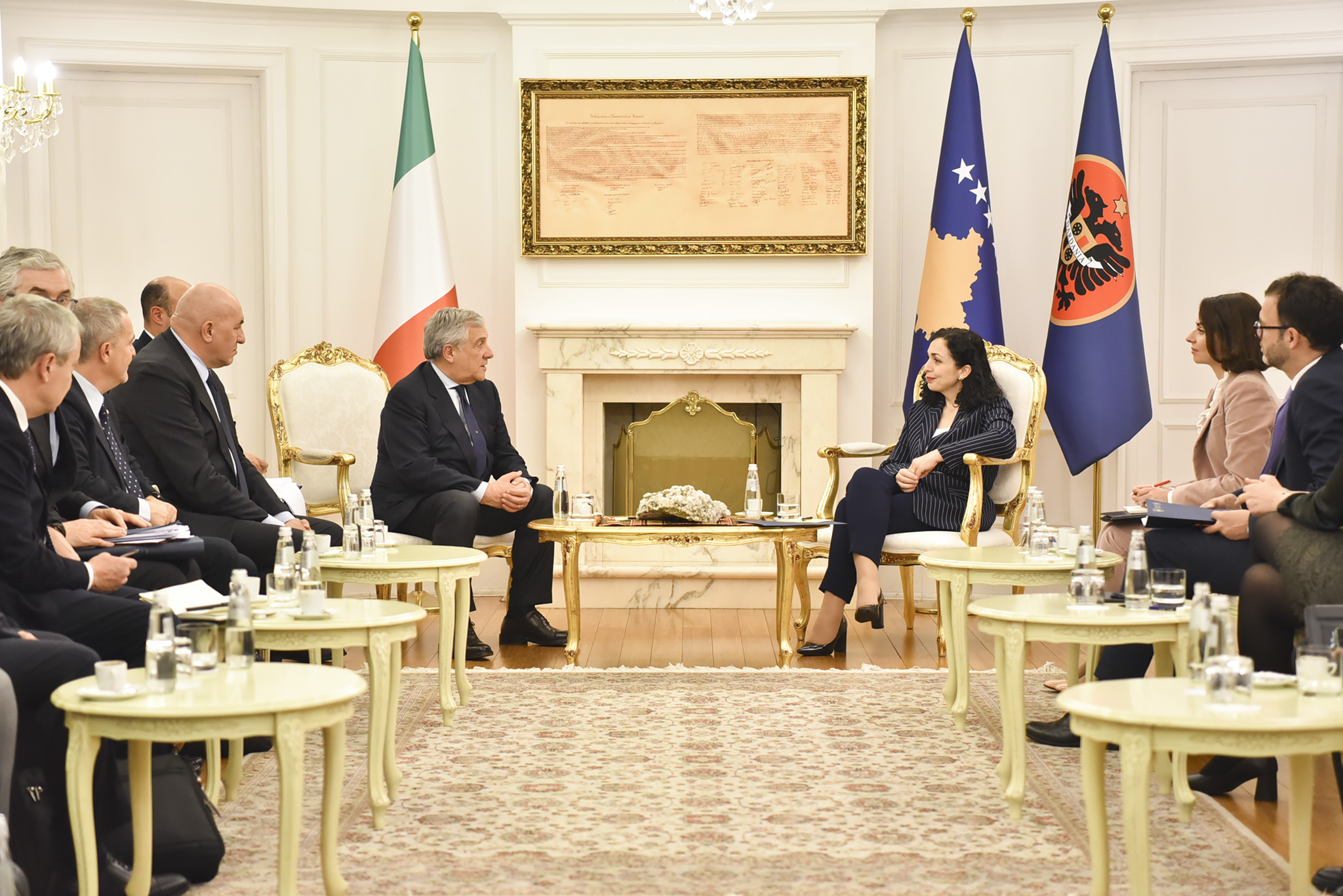 Vjosa Osmani-Antonio Tajani