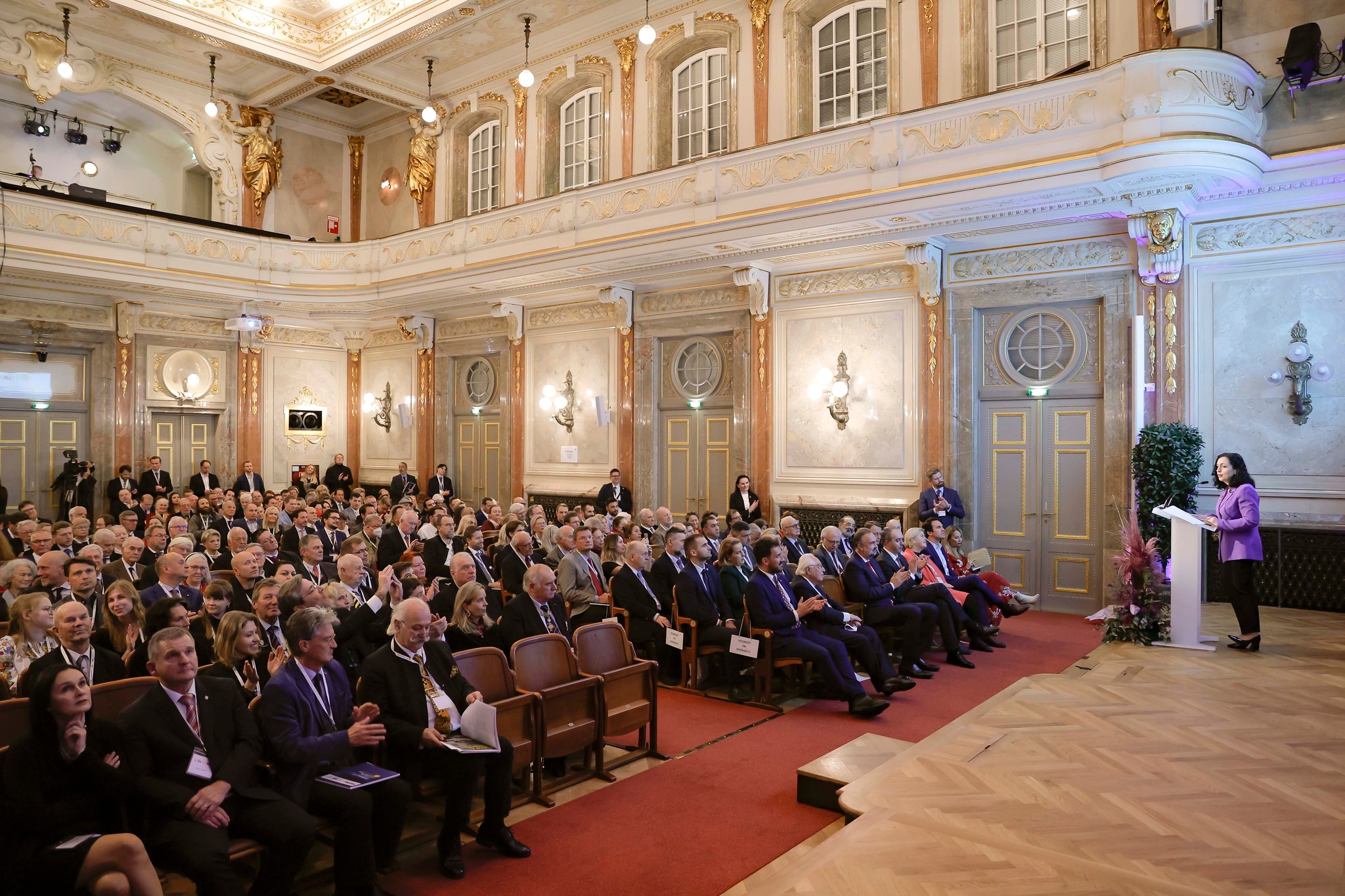 Vjosa Osmani-shënimin e 100 vjetorit të themelimit të lëvizjes Paneuropa.