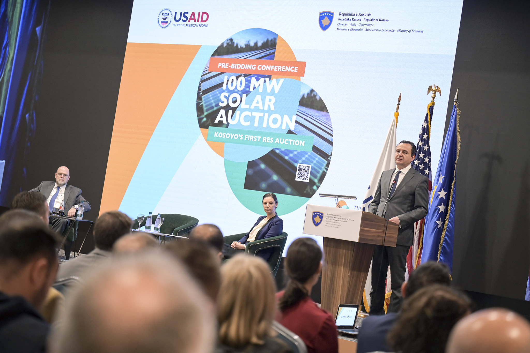 Albin Kurti-Mbahet konferenca e Para Ofertimit për Ankandin Solar 100 MW