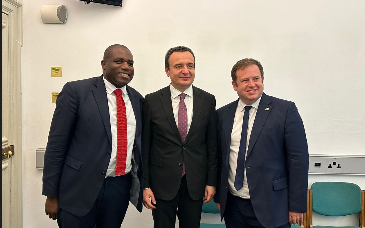 Albin Kurti-David Lammy -Stephen Doughty