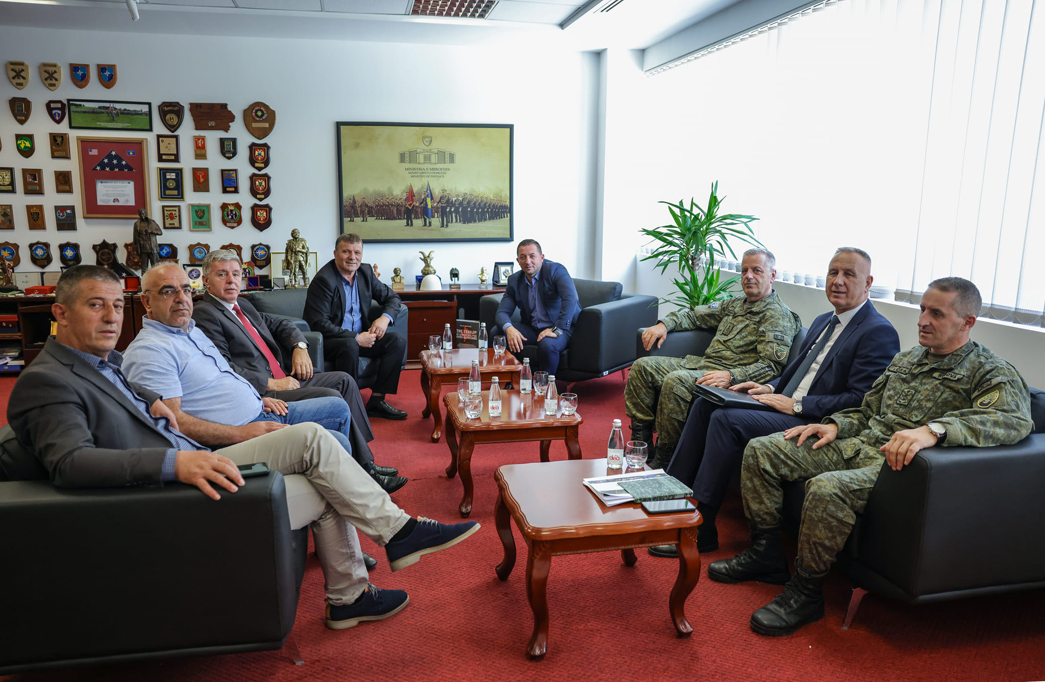 Armend Mehaj -ministrat e Mbrojtjes, Komandantët e FSK-së dhe Shoqatat e Dëshmorve