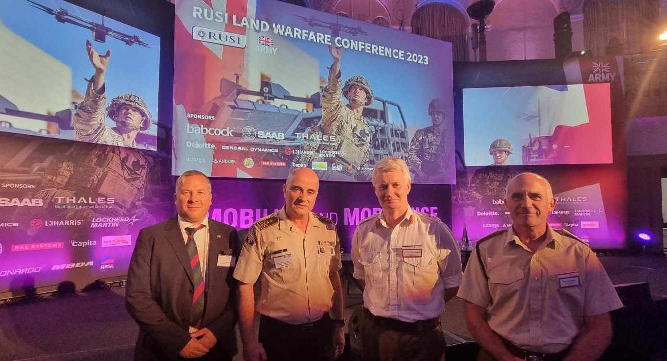 Enver Cikaqi ne Konferenca RUSI Land Warfare Conference