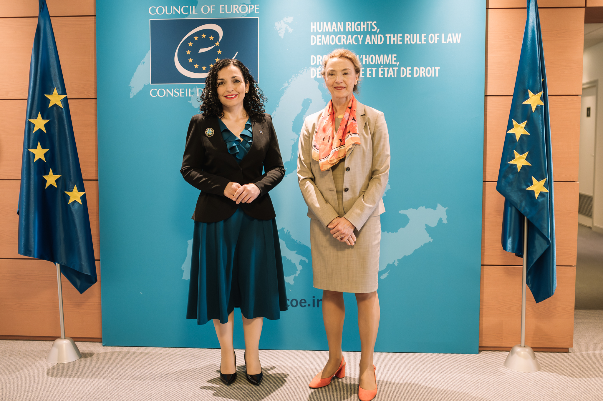Vjosa Osmani-Marija Pejčinović Burić.
