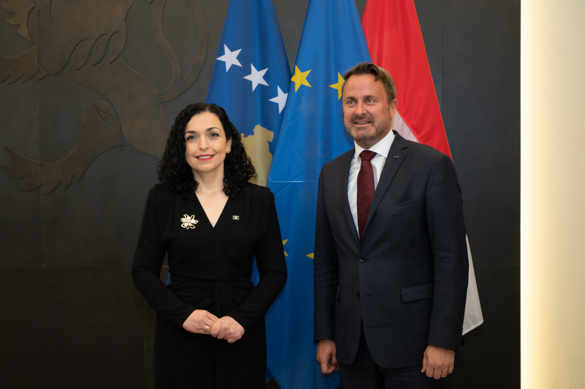 Vjosa Osmani-Xavier Bettel