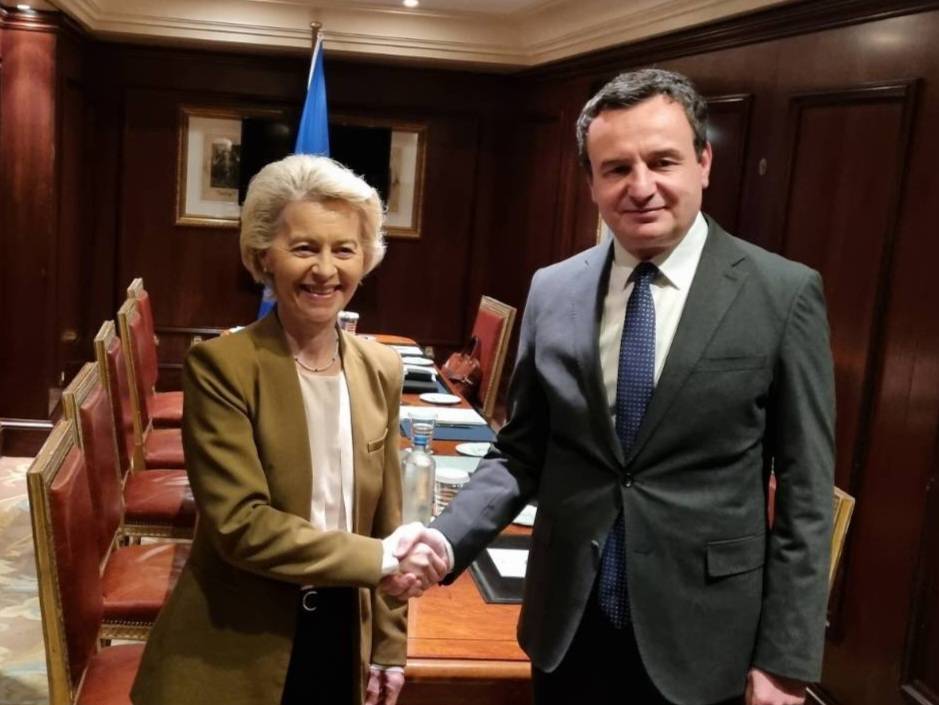 Albin Kurti-Ursula von der Leyen.