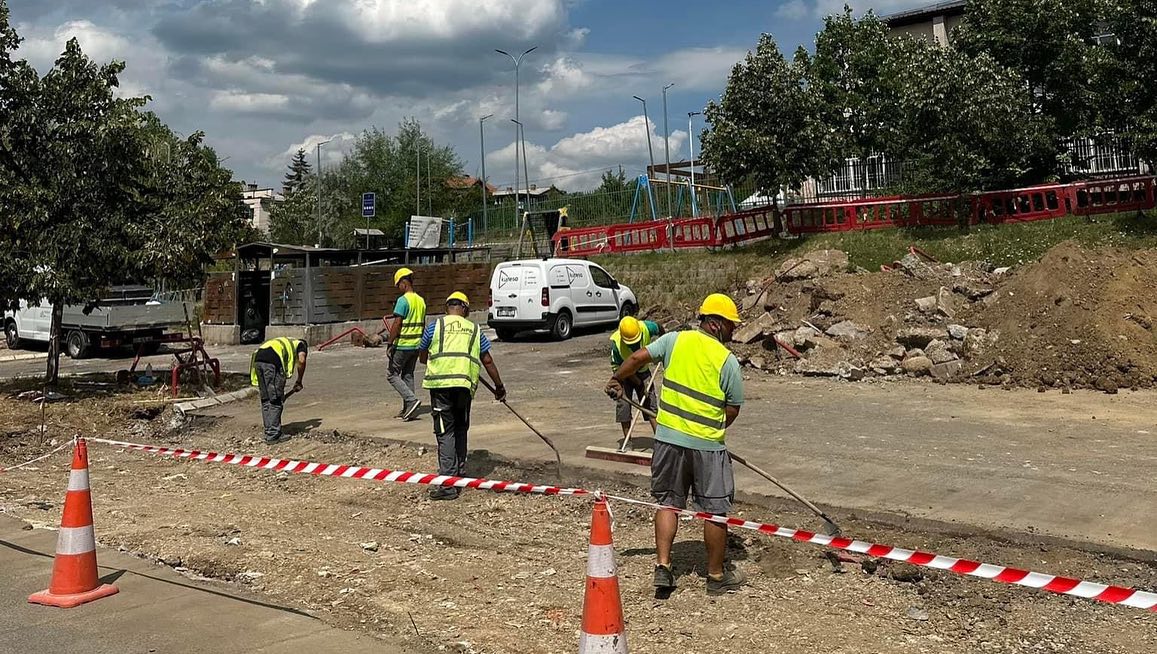 Komuna e Prishtines-punimet në rregullimin e parkingut në lagjen “Bregu i Diellit”