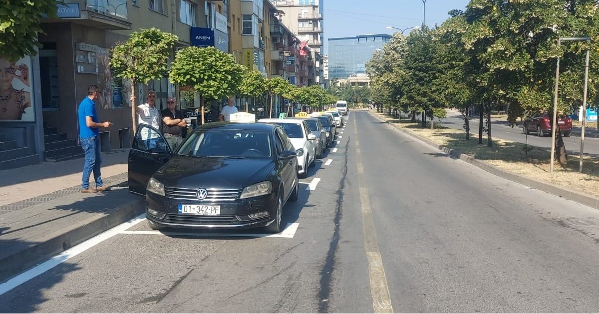 Prishtina -parkingu per Taxi