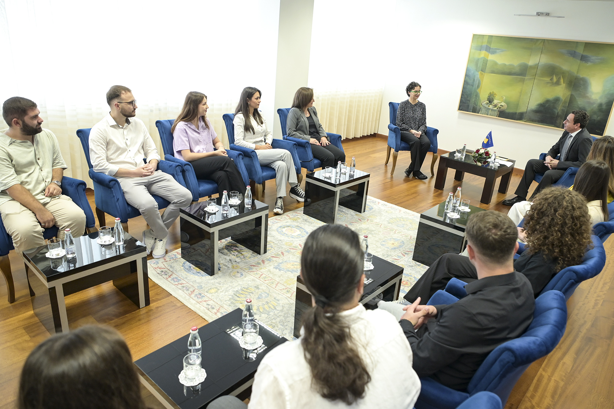 Albin Kurti mirëpriti studentët e arkitekturës në Universitetin e Prishtinës