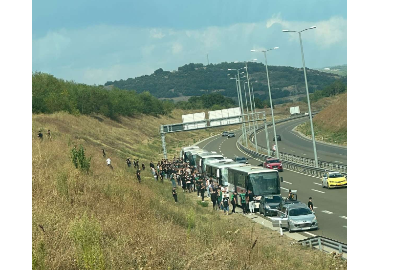 Policia-Bllokim i trafikut në Autostradë ‘Ibrahim Rugova’