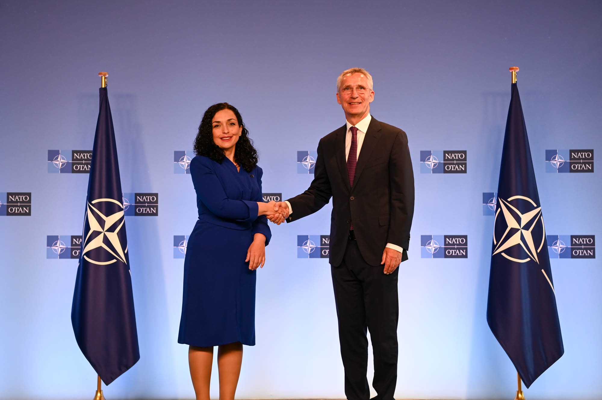 Vjosa Osmani-Jens Stoltenberg