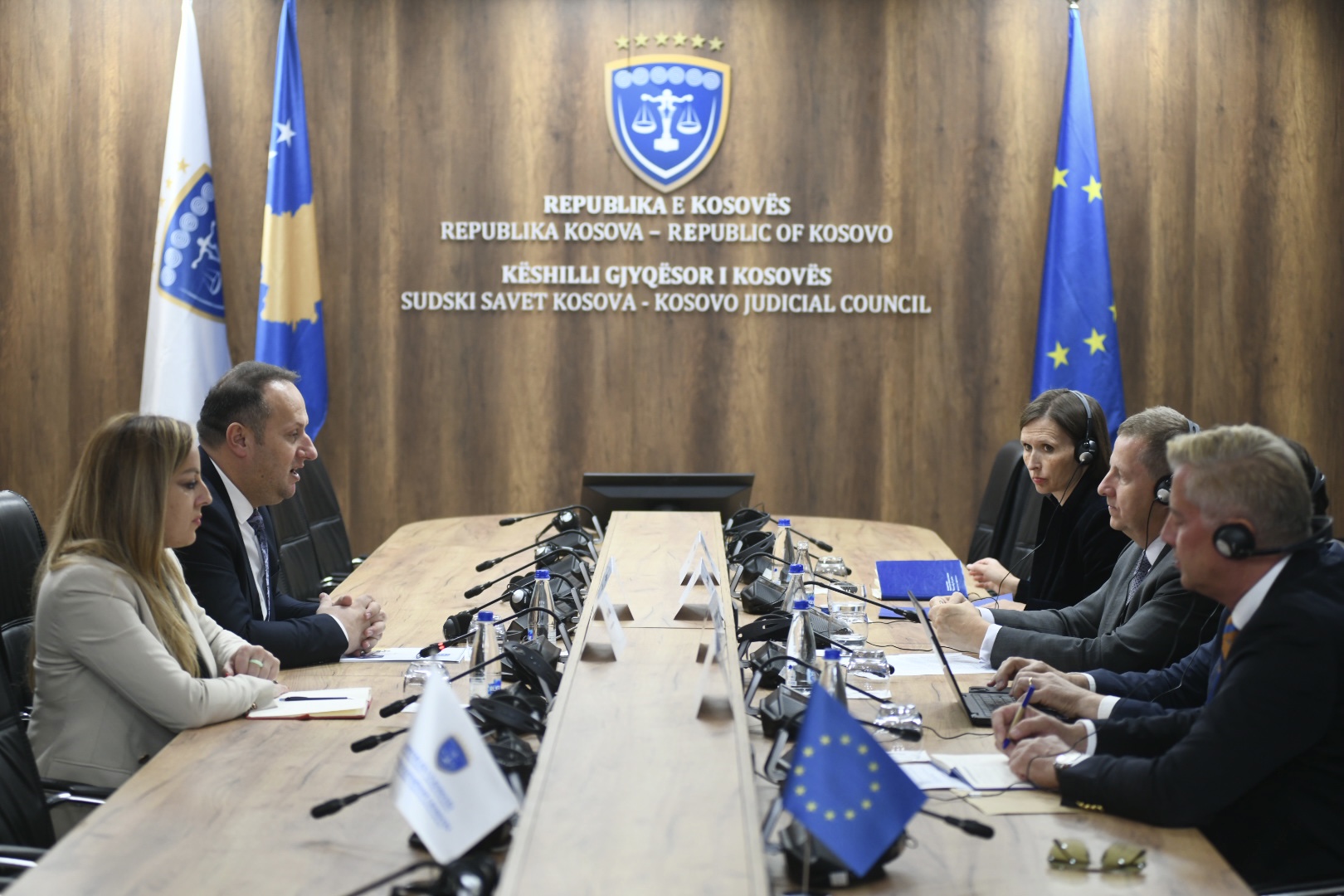 Ambasadori i BE-së në Kosovë,Tomáš Szunyog, u takua me kryesuesin e Këshillit Gjyqësor të Kosovës, Albert Zogaj