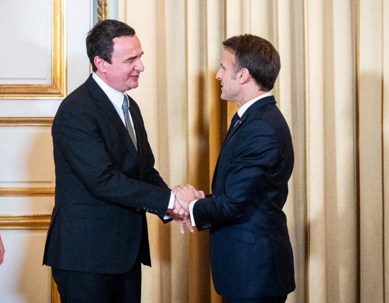 Albin Kurti-Emmanuel Macron 1