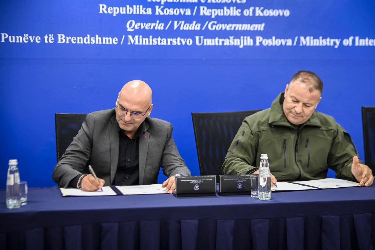 Arben Vitia- Zyrtarizohet marrëveshja e bashkëpunimit mes ShSKUK-së dhe Policisë së Kosovës