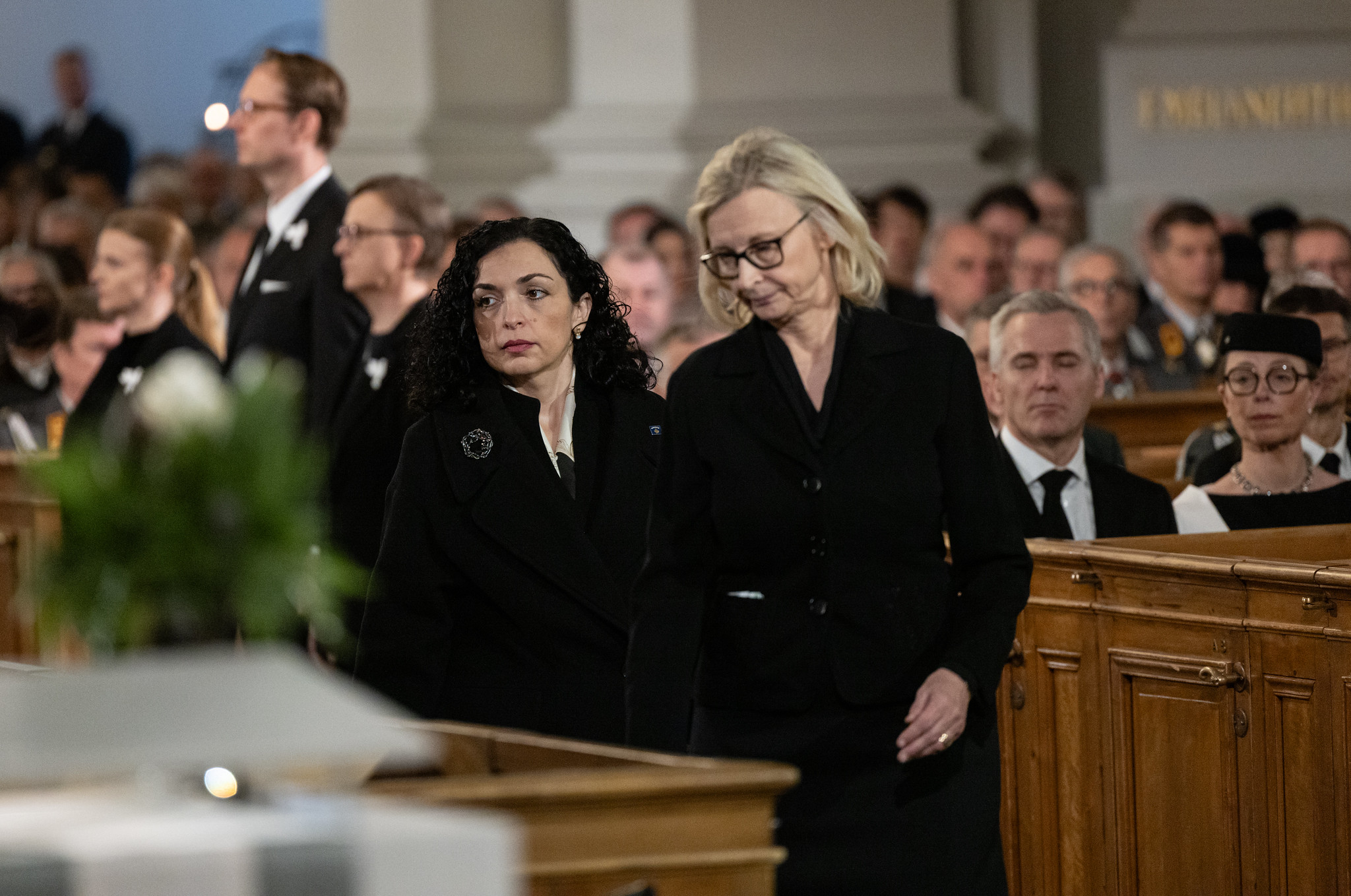 Vjosa Osmani mori pjesë në varrimin e ish-Presidentit të Finlandës, Martti Ahtisaari