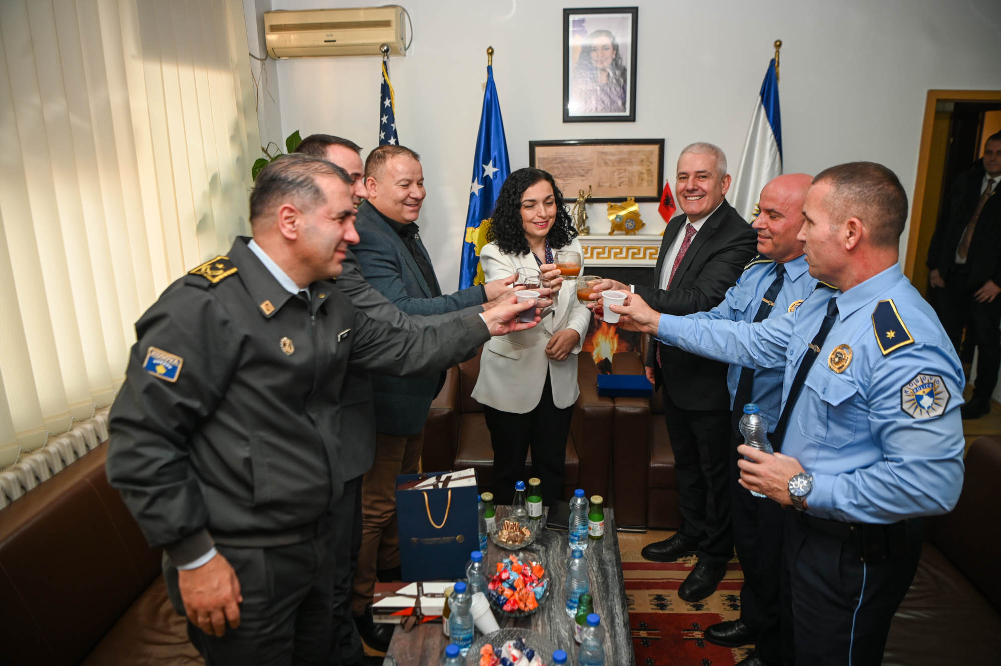 Presidentja Osmani: Puna e Policisë së Kosovës është thelbësore për sigurinë e të gjithë qytetarëve