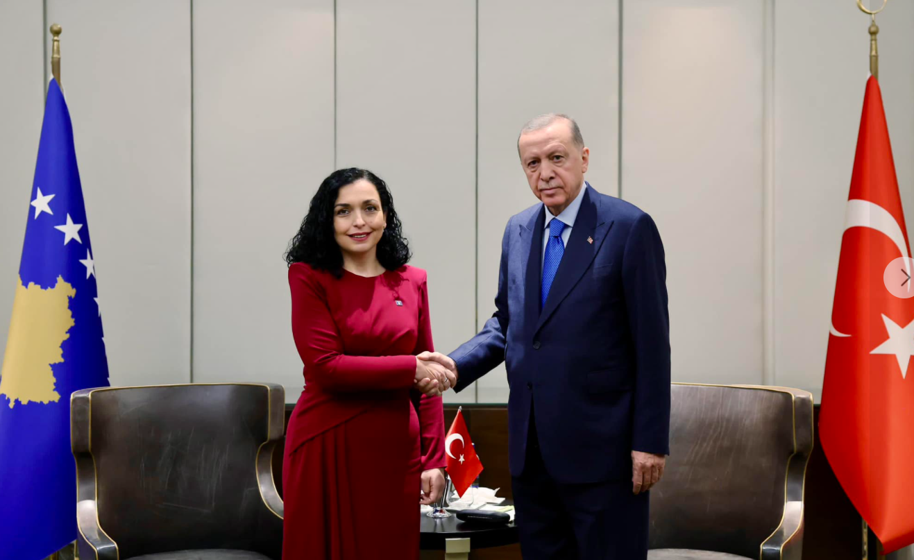 Vjosa Osmani -Recep Tayyip Erdoğan
